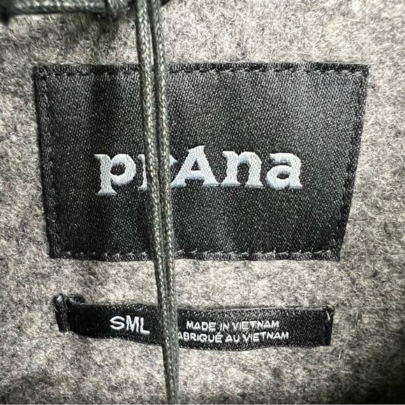 NWT
 Prana men’s Brookland 1/4 Zip Wool Blend Sweater in gravel grey Size S - Picture 6 of 10